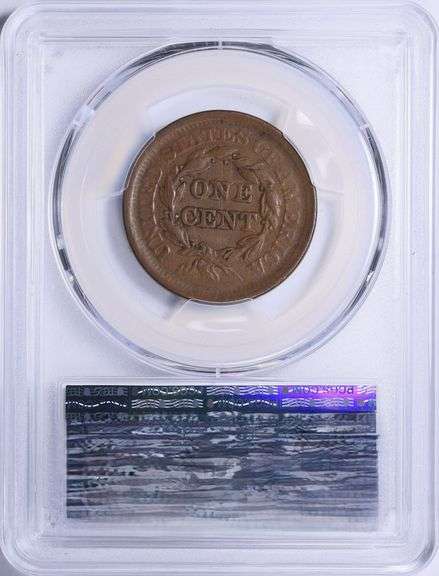 1852 Braided Hair Large Cent PCGS XF-45 BN Strong Detail, Honest Circulation, Classic Copper Type