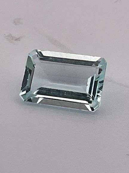 CERTIFIED NATURAL AQUAMARINE 1.38 CARAT
