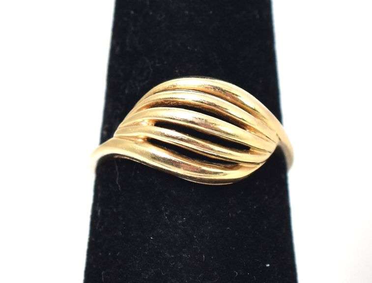 Timeless 14K Yellow Gold Dome Style Ring