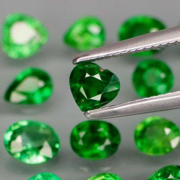 Wow! 4.25 carats of REAL Tsavorite Garnets! And they're UNTREATED!