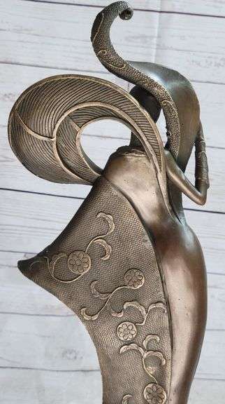 Brown Patina Bronze Sculpture