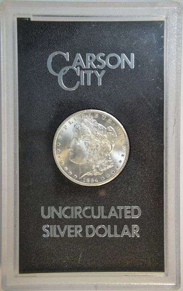 Choice BU 1884-CC Morgan Silver Dollar in original GSA pack