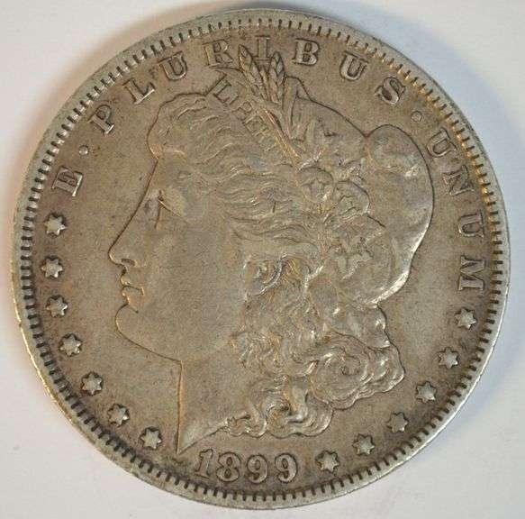 Very scarce 1899-O (Micro 'O') Morgan Silver Dollar. Choice XF45