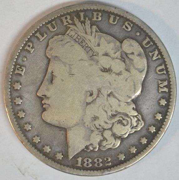 Scarce key date 1882-CC Morgan Silver Dollar