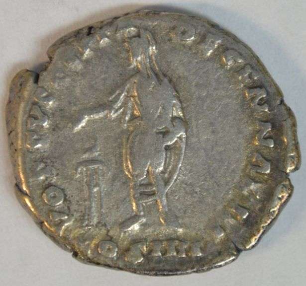 Original Antoninus Pius Roman Silver Denarius, 138-161 AD