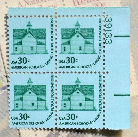 50 10 Cent Mint US Plus Five 20 Cent and Thirteen 30 Cent Mint US Plate Blocks