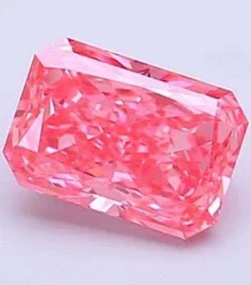 Very High Quality I.G.I. Certified Lab Diamond - 2.09 Carats, Cut Corner Rectangular Modified Brilli