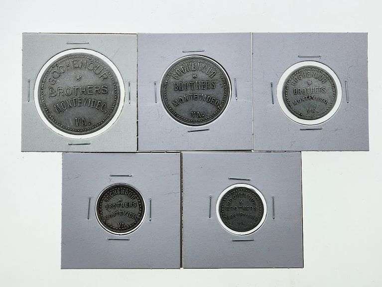 Gochenour Brothers Store Tokens Set - Montevideo, Virginia