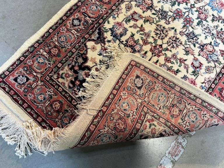Fine Silk&Wool Tabriz Runner 2.6x12'