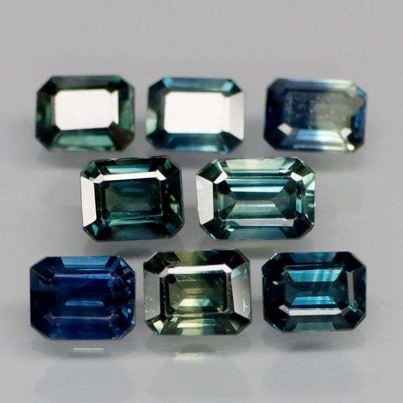 Multi-color! 4.50 carat set of real Australian Sapphires!