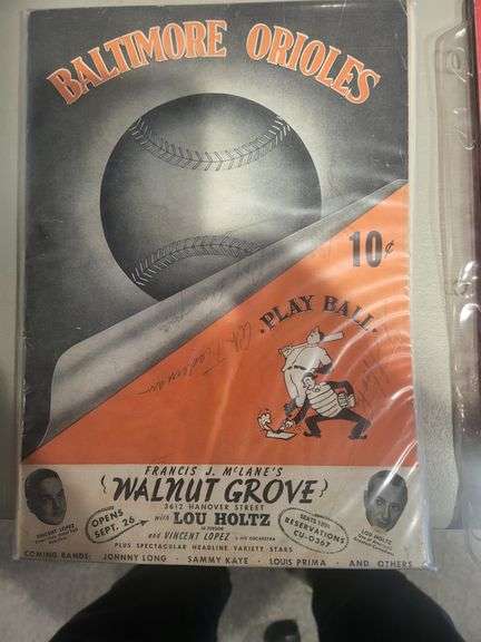 Over 25 Great collection of  Rare Vintage Orioles Sports Publishing Magazine few has signatures or a