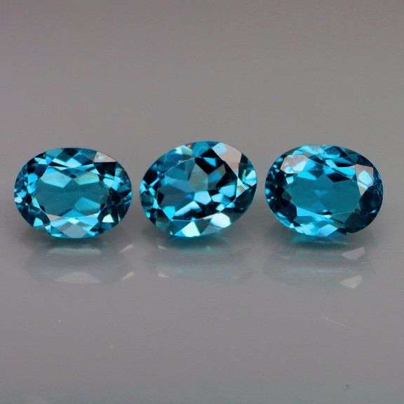 Highly sought after 7.18ct London blue Topaz set with vivid color!