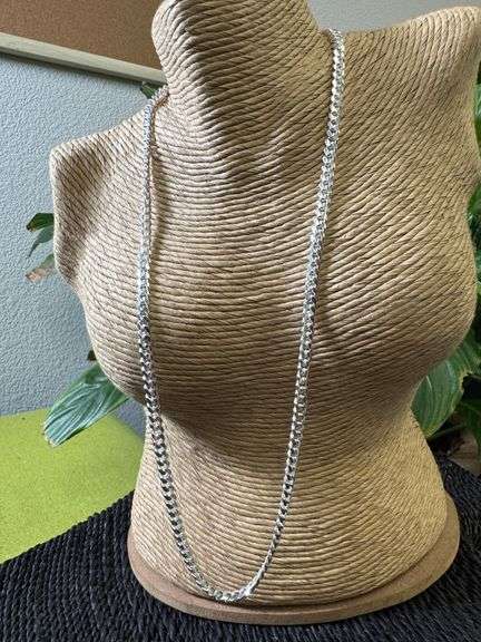 Sterling Silver 925 Italian 5mm Miami Cuban Chain 22" Necklace