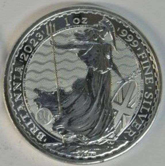 2023 Great Britain Britannia 1 oz Silver Coin Superb Gem BU .999 Fine Silver