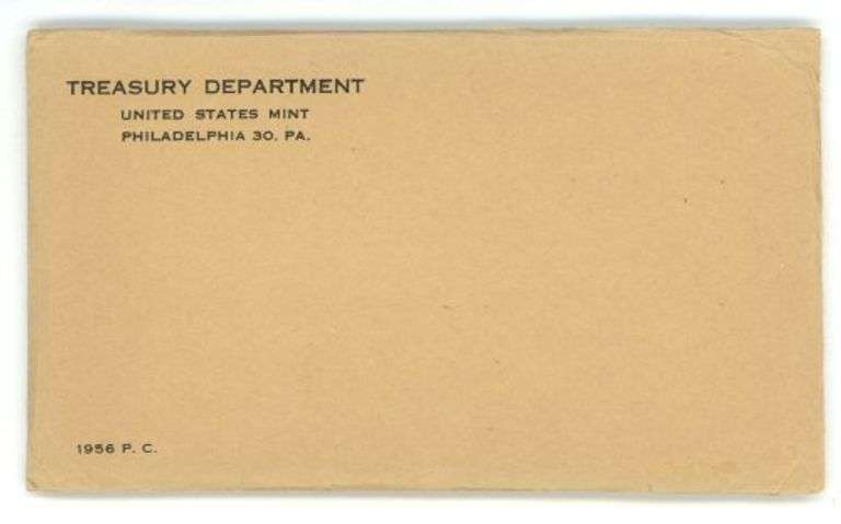 Seldom-seen UNOPENED 1956 Silver Proof Set in original envelope