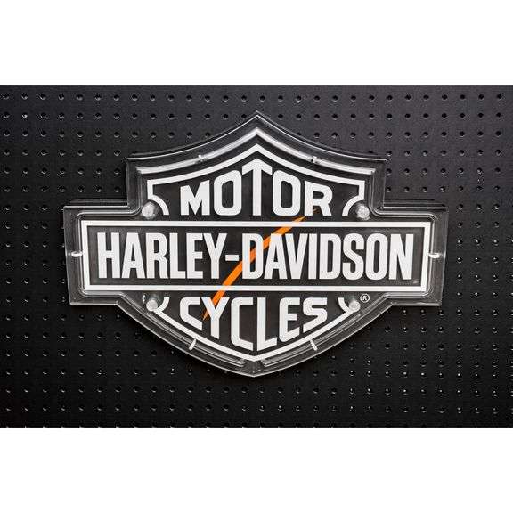 Harley-Davidson Neon Clock