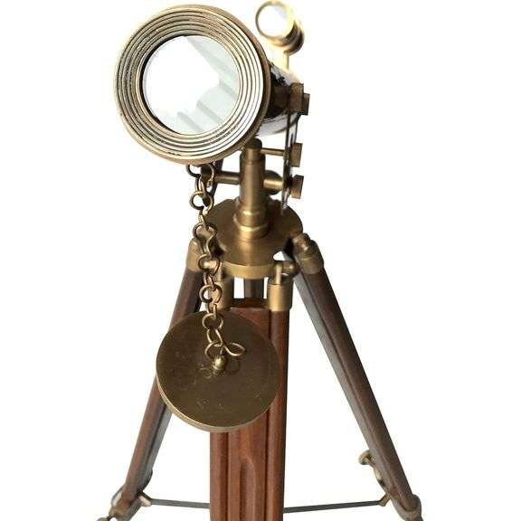 Brass Telescope with Tripod Nautical Spyglass