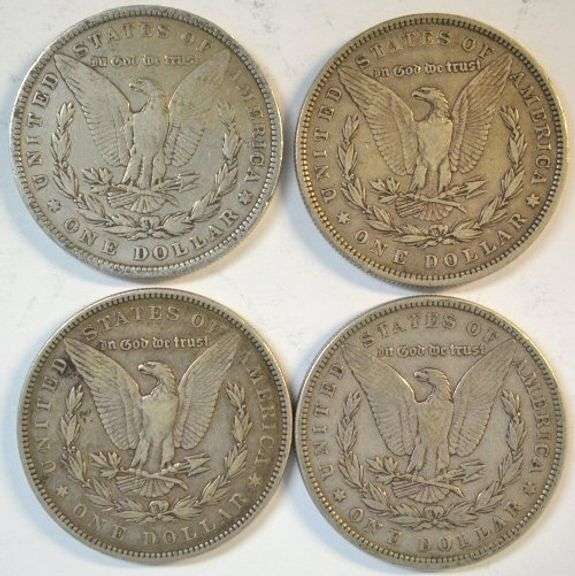 Nice sharp 'P' Mint Morgan Silver Dollars from 1879 to 1884