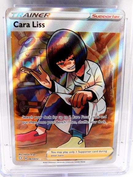 Pokémon 2021 Cara Liss, Shining Fates Card, 9 Mint