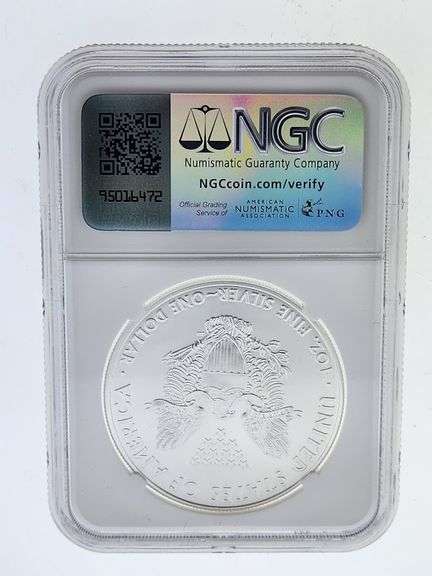 2011 American Silver Eagle, NGC MS69 "Red Book Label"