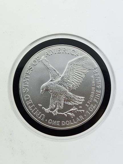 2024 American Silver Eagle In Capsule