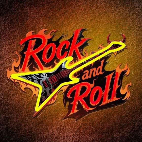 Electric Guitar LED Neon Sign