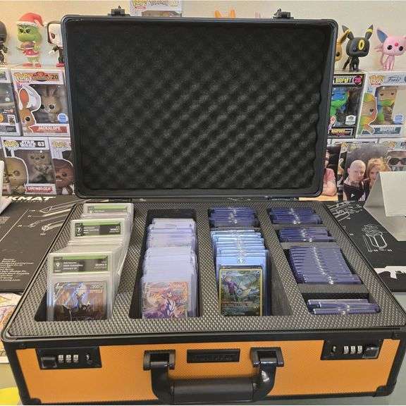Graded Card Storage Case Holds 160+ Slabs