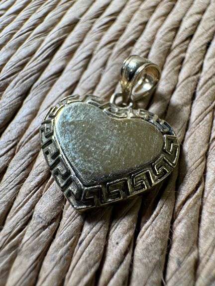 10k Yellow Gold Heart Pendant