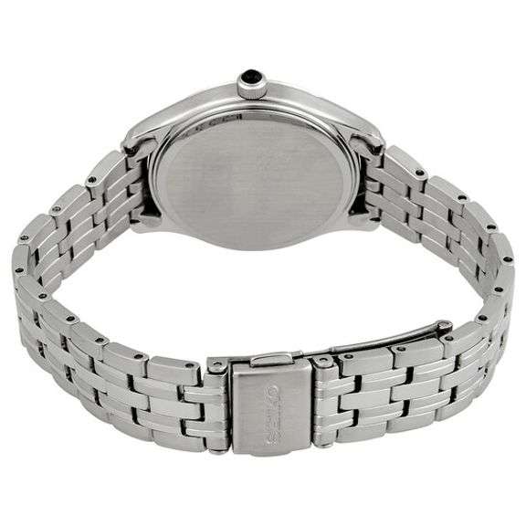 Seiko Women’s Quartz Watch Stainless Steel Bracelet Cream Dial Roman Numerals