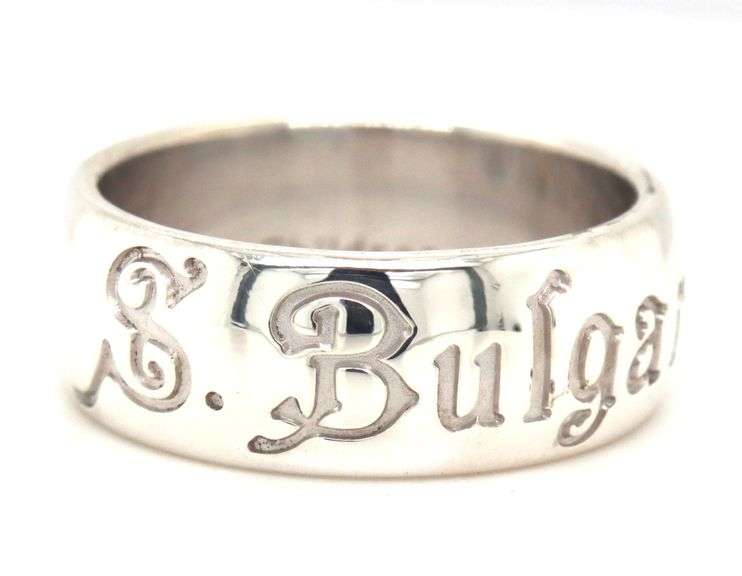 925 Sterling silver Bvlgari save the children ring