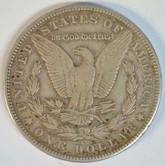 Sharp scarce 1884-CC Morgan Silver Dollar.