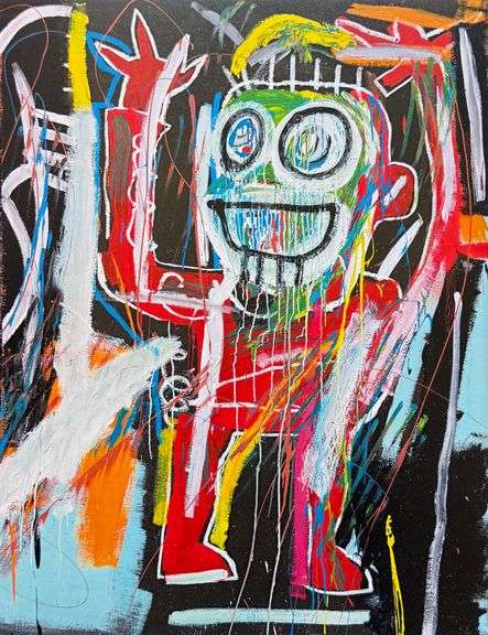 Colorful Jean-Michel Basquiat From 'The Art of Storytelling'