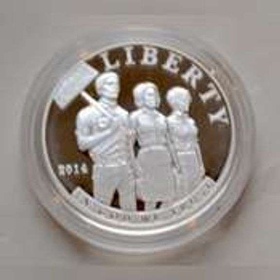 2014 Civil Rights Act of 1964 Proof Silver Dollar