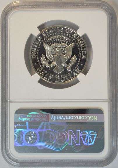 Scarce 1964 Cameo Proof Accent Hair Kennedy Half Dollar. NGC PF66 Cameo