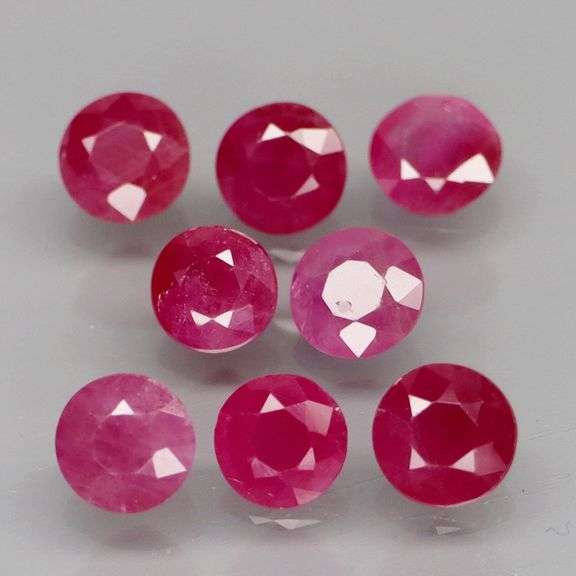 Deep violet red! 2.59 carats of REAL Burmese Rubies!