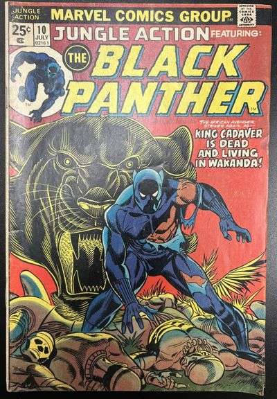 Vintage Jungle Action #10 (July 1974) – Marvel Comics – Black Panther – Bronze Age Key Issue