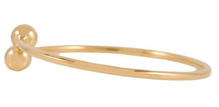 Tiffany & Co. Hardwear Ball Bypass Bangle Bracelet in 18K