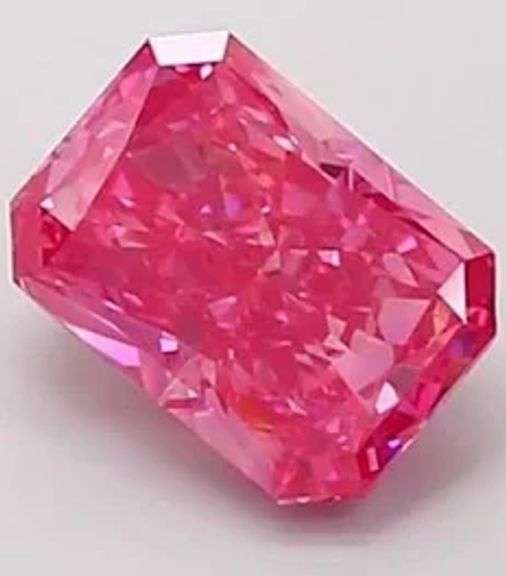 Very Fine I.G.I. Certified Lab Diamond - 2.56 Carats, Cut Corner Rectangular Modified Brilliant Cut