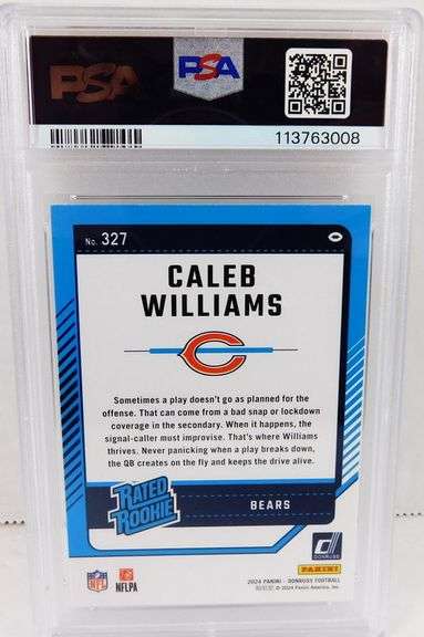 Caleb Williams 2024 Press Pass Football Card, 8 NM-MT