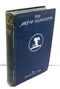 1913 The Art of Silhouette Antique Book