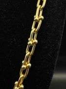 TIFFANY & CO. 18K YELLOW GOLD HARDWEAR LINK NECKLACE