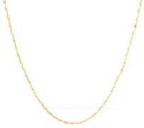 14kt Yellow gold twisted herringbone chain