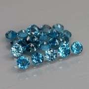 Pristine set of full fire London Blue Topaz weighing 4.67cts