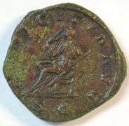 High grade large Roman Bronze Sestertius of Empress Herennius Etrucillar, 249-251 AD
