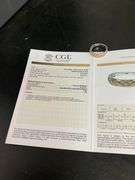 CERTIFIED BRAND NEW WHITE AND ROSE GOLD DIAMOND BAND / RING