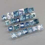 Gorgeous! 4.13ct Sapphire set with multiple blue hues and sizes!