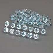 Brilliant color! Brilliant sparkle! 7.04ct baby blue Topaz set!
