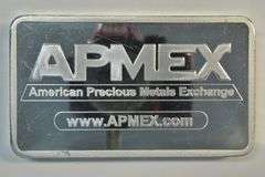 Prooflike APMEX pure .999 fine silver 10 Troy Oz bar in plastic