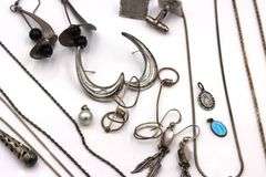 Big group lot of vintage 925 sterling silver mixed jewelry