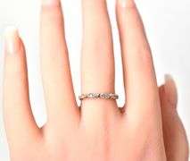 Timeless 10K Yellow Gold Diamond Ring with White Gold Accents